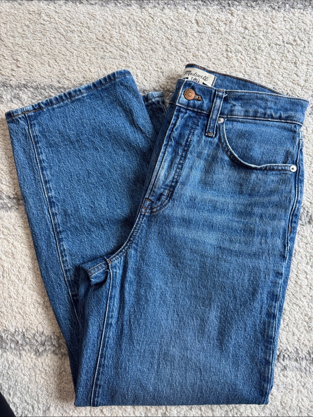Madewell Perfect Vintage Wide-Leg Crop Jeans 26